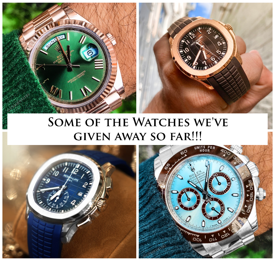 Algunos de los relojes de lujo entregados por CRM Jewelers